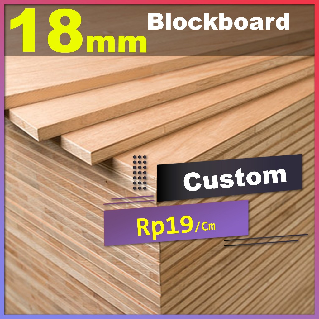 Blockboard 18mm  custom potongan