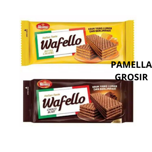 

Roma Wafello Wafer Choco Blast / Butter Caramel JUMBO 114 Gram