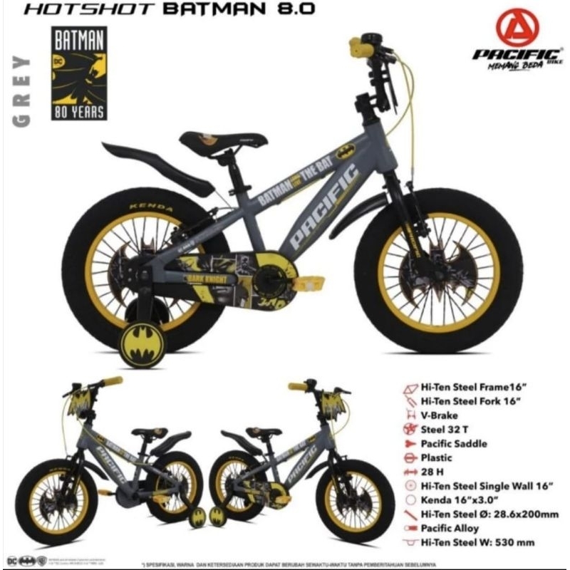 Bmx 18 Pacific Batman 8.0 Ban 3.0