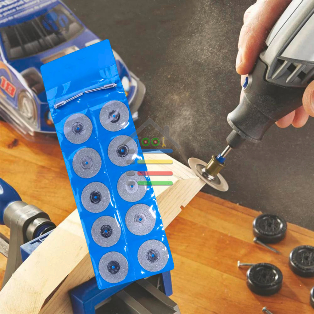 MATA + BATANG GERGAJI GERINDA POTONG MINI CUTTING WHEEL 16 - 30 MM