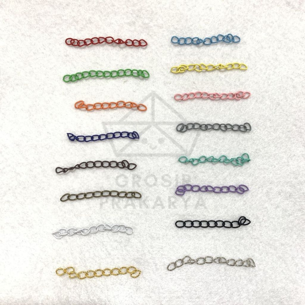 Rantai Gantungan SATUAN Gelang Kalung Kunci Pastel Ganci Ring Nickel Label Keychain Resin Hiasan Hia