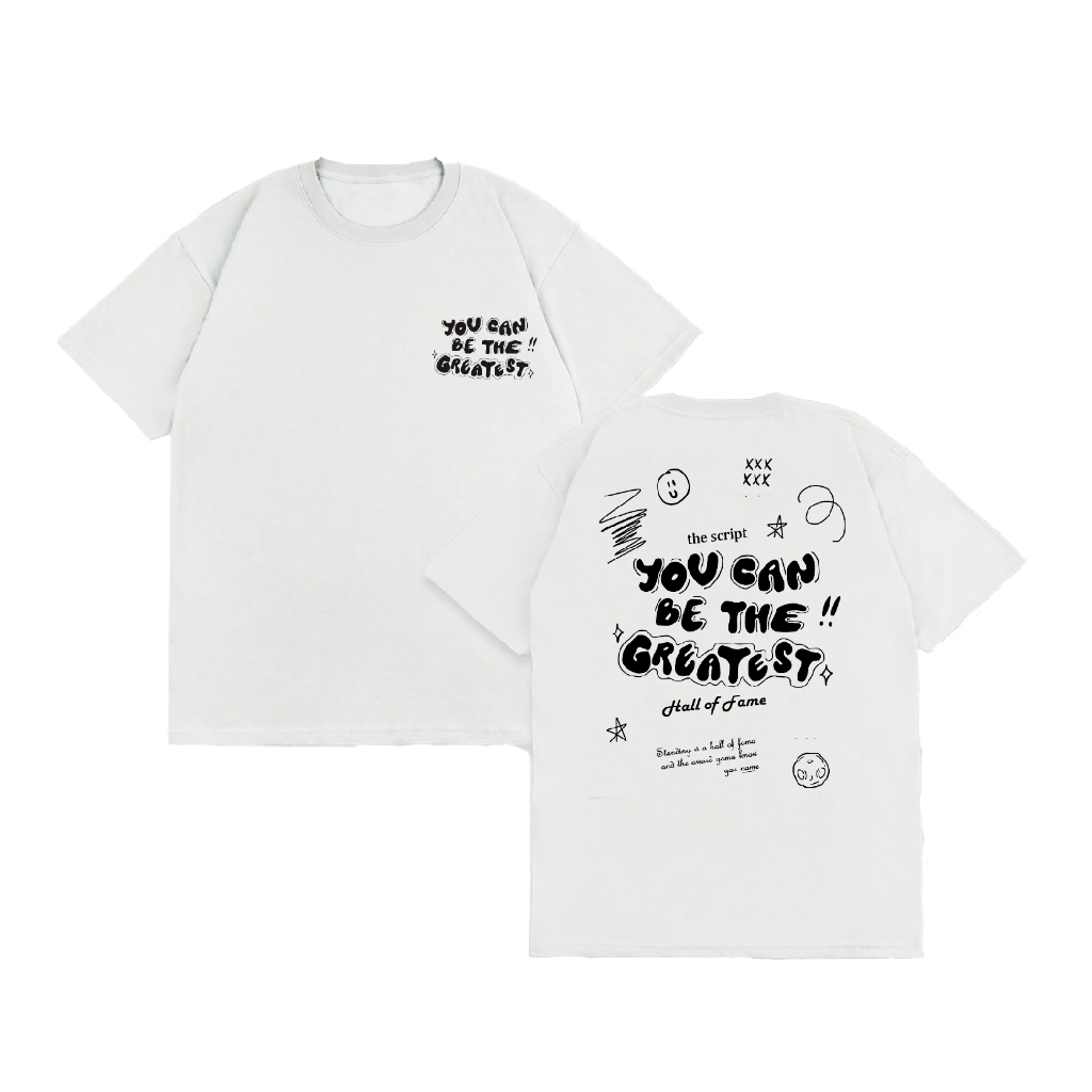 WGUD'S T-shirt YOU CAN BE THE GREATEST [sablon DTF] Unisex Pria & Wanita *PREMIUM QUALITY*-5