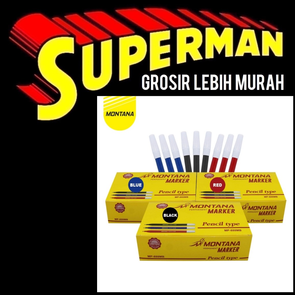 

SPIDOL PERMANEN KECIL merk random sepidol spedol marker superman jogja supermanjogja