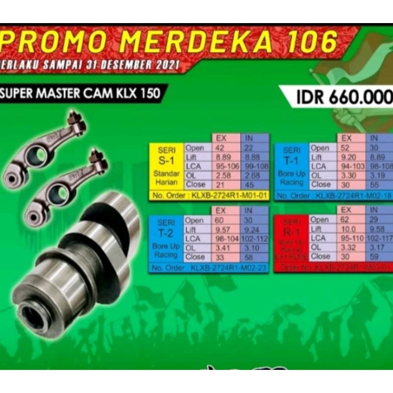 noken as klx 150 brt original