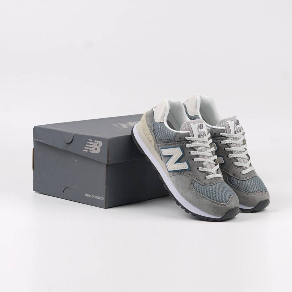 New Balance 574 Steel Grey Made In China Premium Bnib