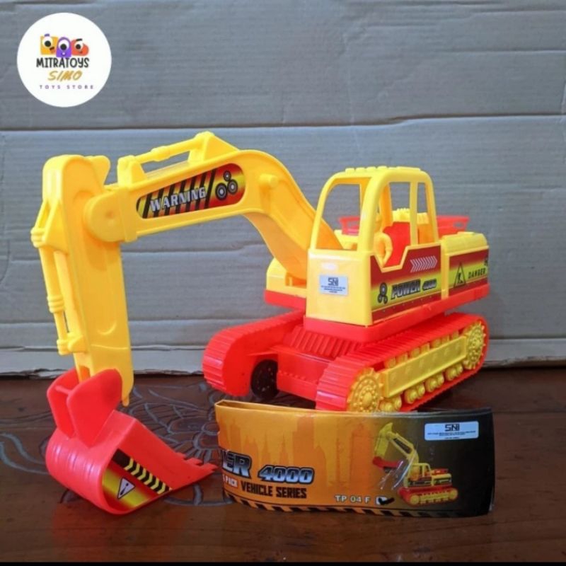 Mainan excavator besar tp 04 f / mainan bego tp 04 / mainan konstruksi bego