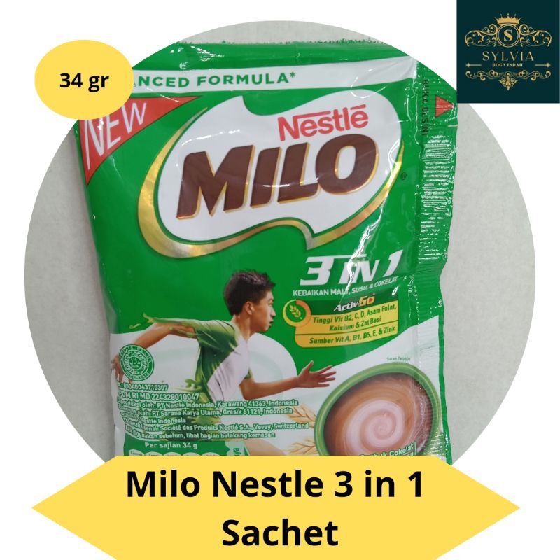 

Nestle Milo Active Go 3 in 1, 34 gr