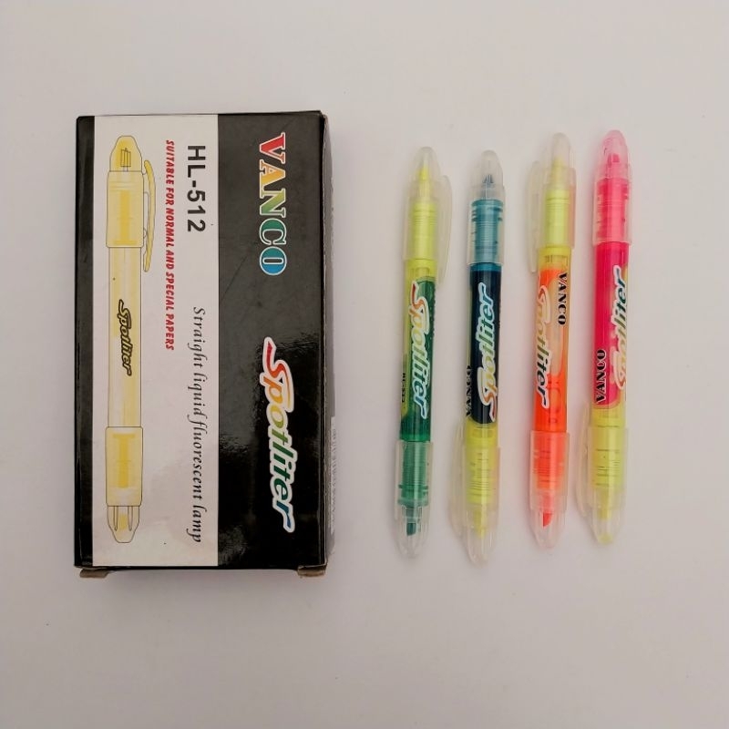 

(1 pack) Stabilo / Highlighter Vanco TwinHead HL-512