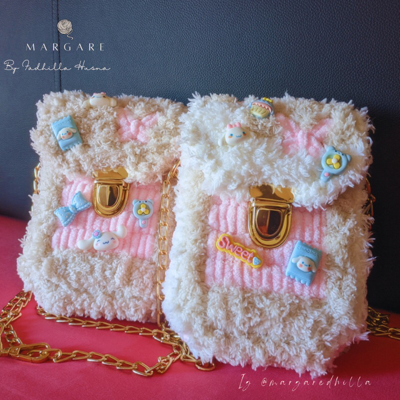 Tas HP Rajut / Sling Bag / Handmade