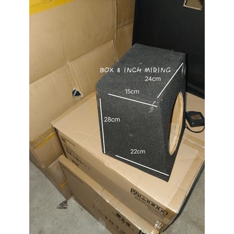 BOX speaker 8 inch miring