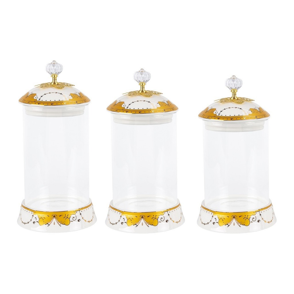 Glass Candy Jar Vicenza G301 / Toples Vicenza G301 / Wadah Saji