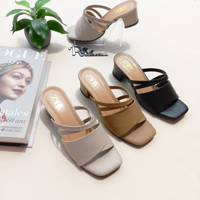Sepatu Sandal Wanita High Heels Zara permium kekiniyan  ZR-OJ-03