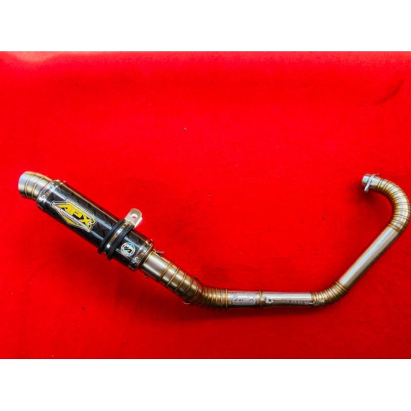 Knalpot Racing Karbon Kevlar GSX150 VIXION R15 V2/V3/V4 CBR150R Original APX Racingexhaust