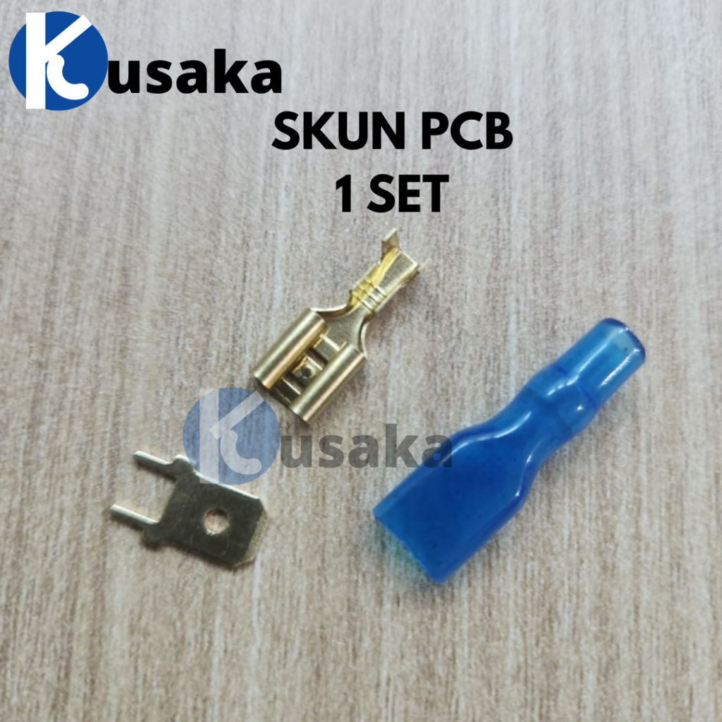 Terminal Skun PCB 1 Set Lengkap Sekun Male Female Cewek Cowok Vinyl Termin