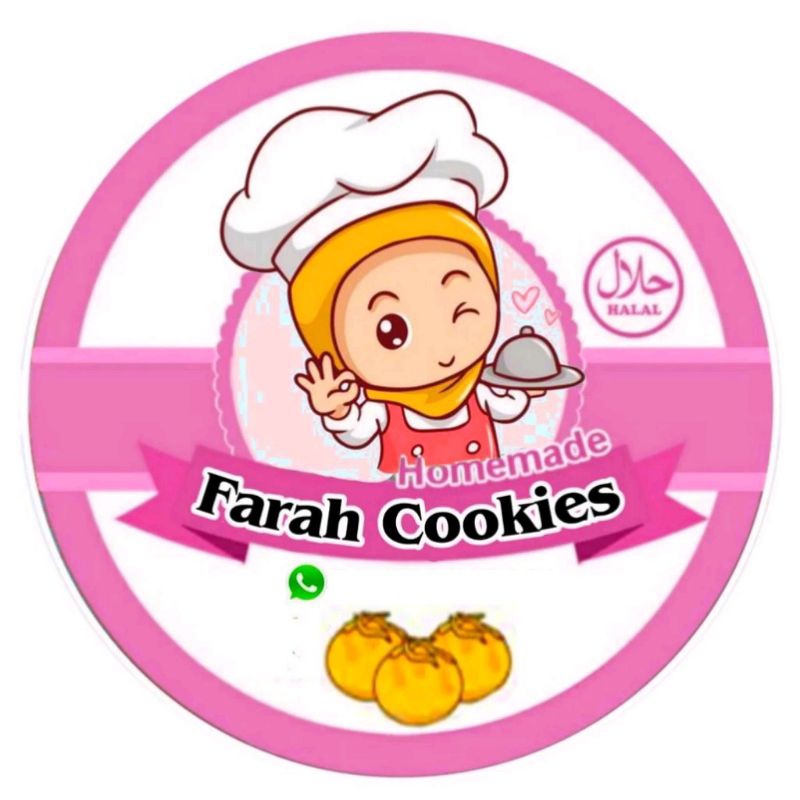 

(MINIMAL ORDER 100 PCS) STIKER PRODUK CEMILAN / KEMASAN PRODUK / SNACK / MOTIF CHEF WARNA PINK