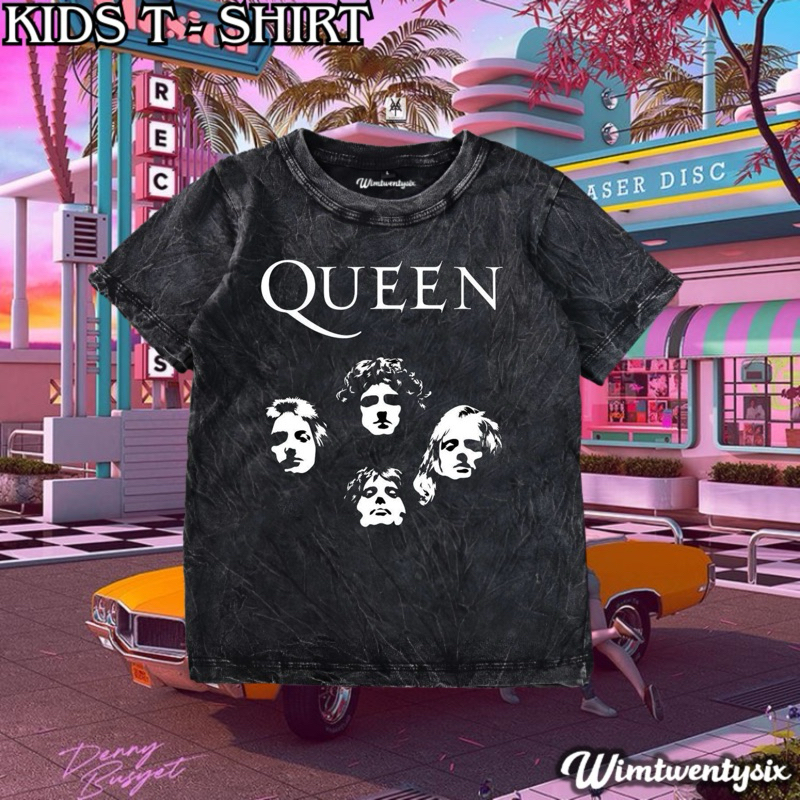 kaos quuen washing vintage tee | kaos anak | baju anak