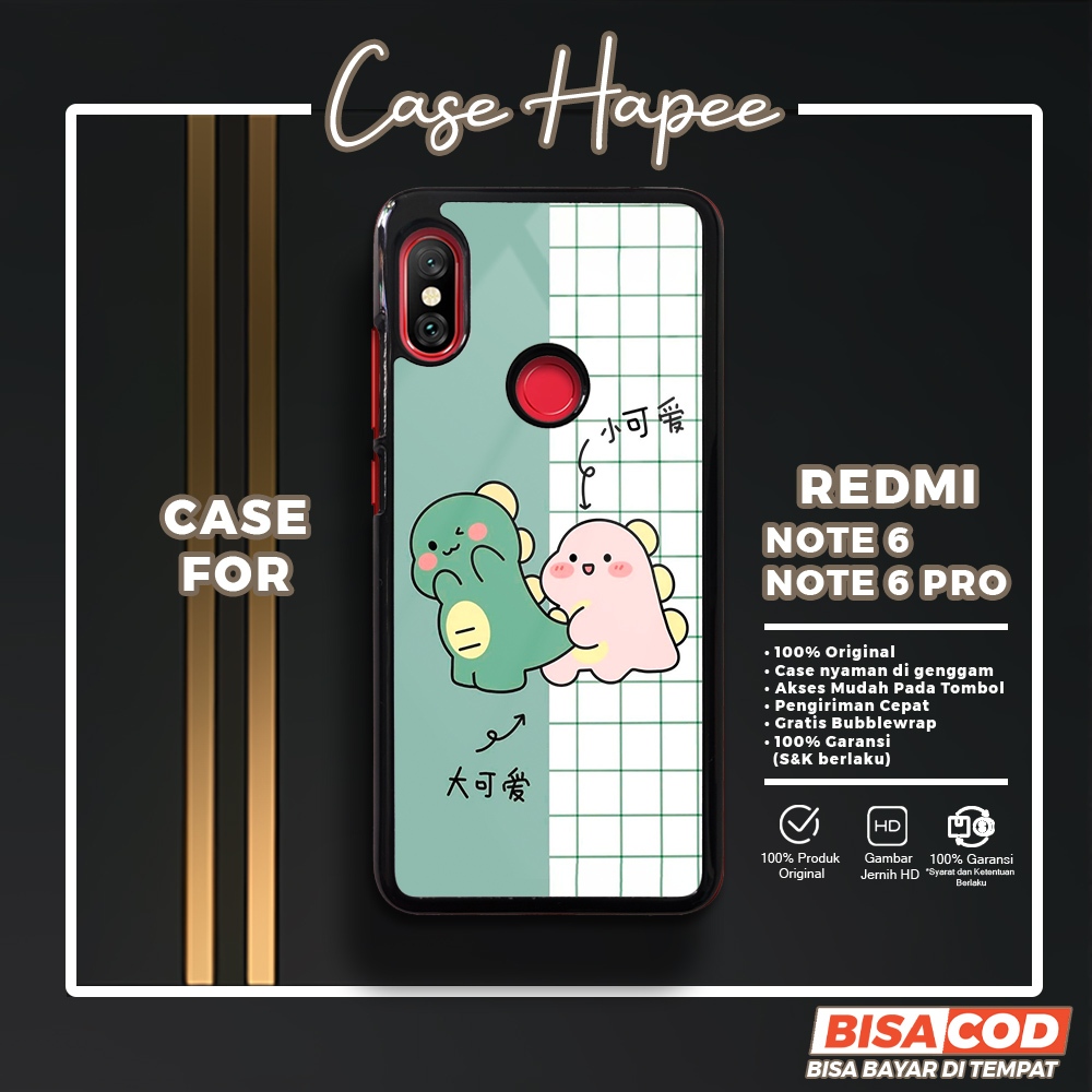 Case Redmi Note 6 Casing Redmi Note 6 Pro [DSNC] Casehapee Case Glossy Case Aesthetic Custom Case Pr