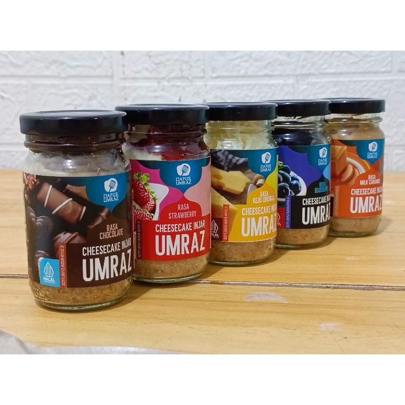 

Cheesecake in jar UMRAZ ukuran isi 120ml paket isi 5