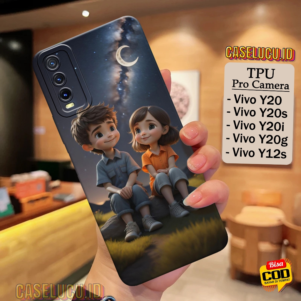Casing Hp VIVO Y20 / Y20s / Y20i / Y20g / Y12s - Fashion Case Pasangan - Case VIVO Y20 / Y20s / Y20i
