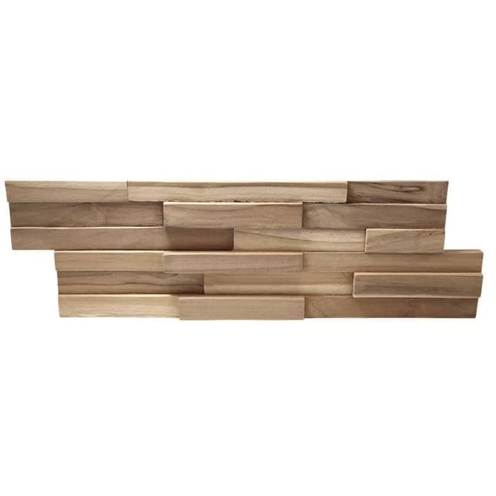 Wallpanel kayu jati - Hiasan dinding kayu jati - wallpaper - dinding kayu - dinding kayu jati