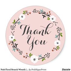 

stiker thank you roll