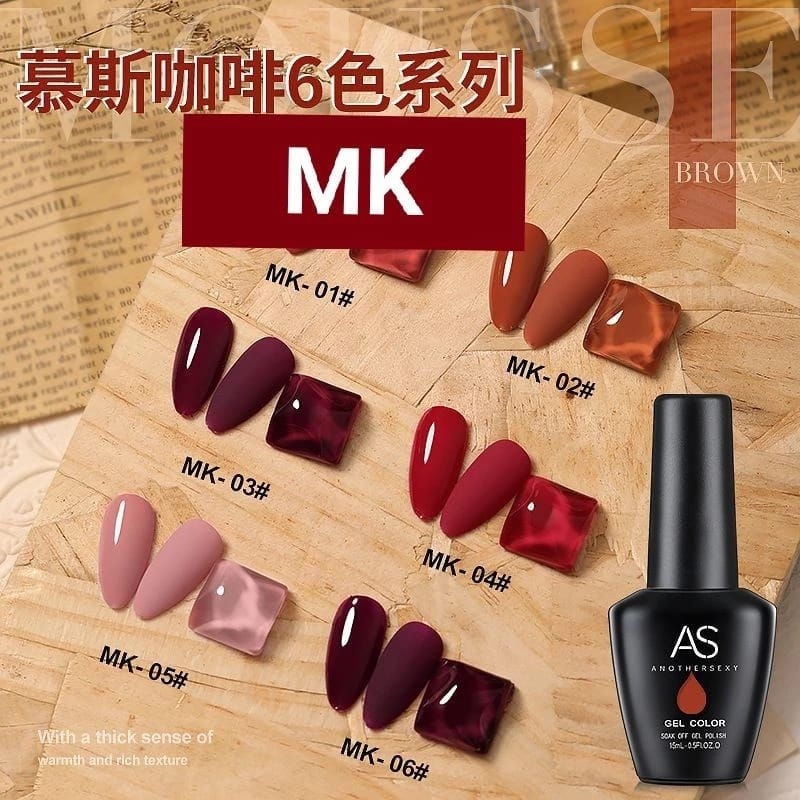 AS.Nail Gel CODE MK 15ml/btl