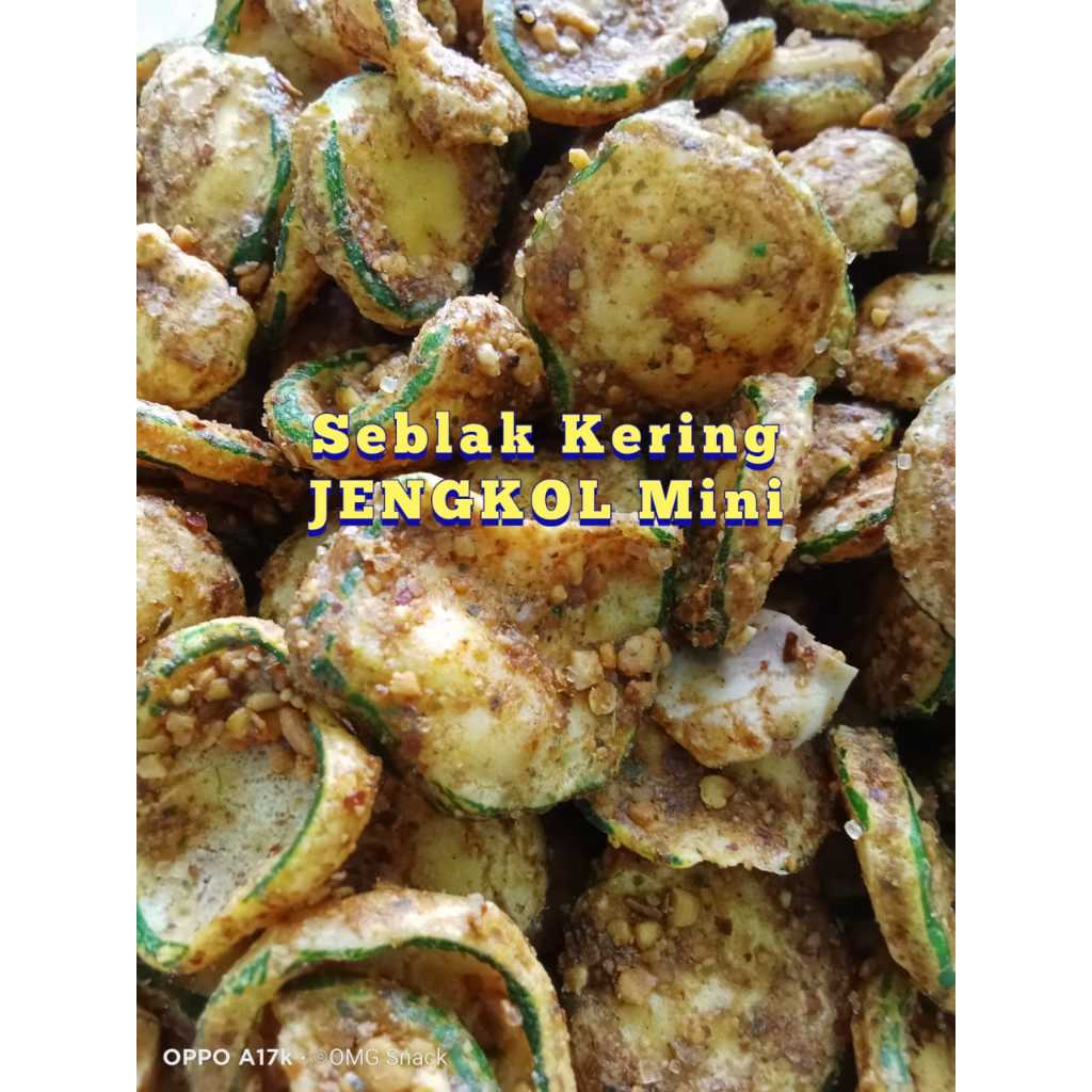 

Seblak kering bumbu kacang kerupuk jengkol mini 250g sebring cikruh dauh jeruk / krupuk seblak