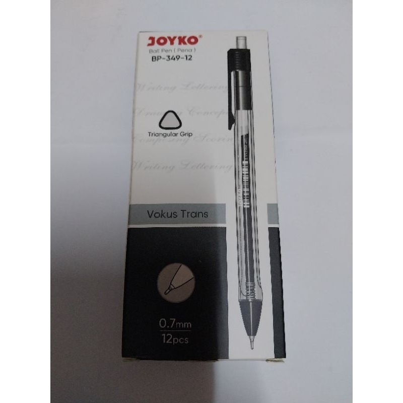 

BALL PEN ( PENA) BP-349-12 vokus trans warna hitam