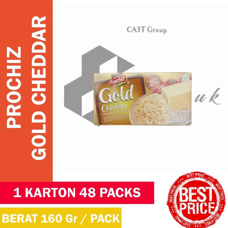 

VIRAL Prochiz Gold Cheddar 16Gr Keju Cheese Murah Meriah FREE ONGKIR