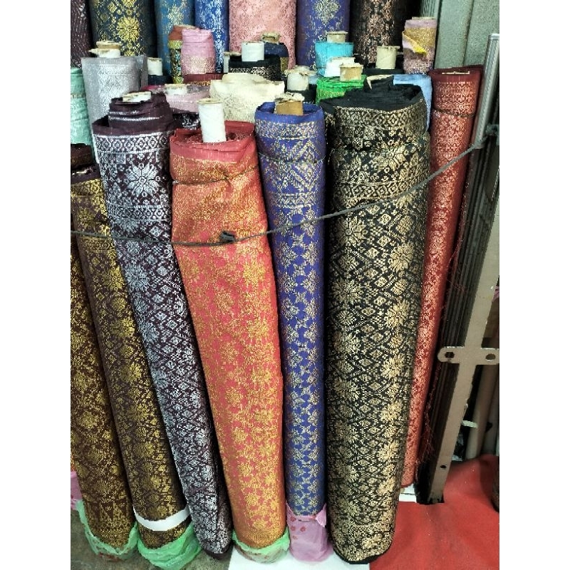 songket meteran harga termurah songket Palembang songket Melayu terbaru