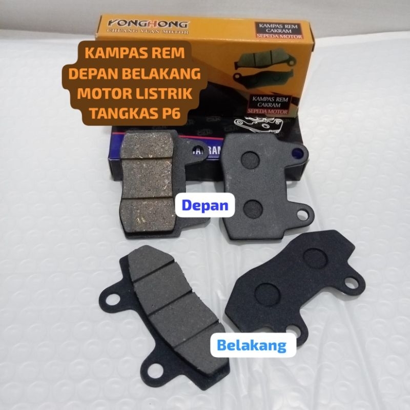 Kampas Rem Motor Listrik Type Tangkas P6