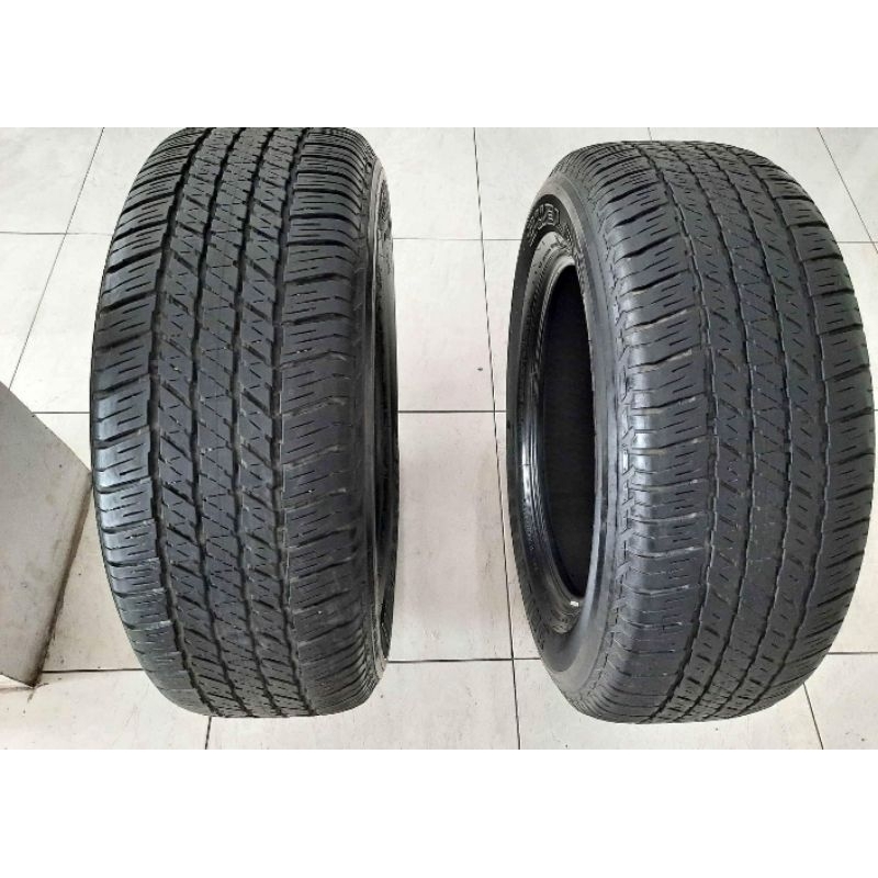 BAN MOBIL MITSUBISHI PAJERO SPORT TOYOTA FORTUNER RING 265/60,18,,BAN MOBIL MEREK BRIDGESTONE DUELER