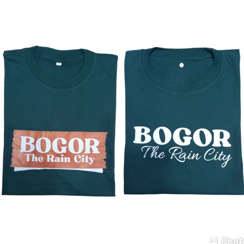 Tshirt Kaos Dewasa Premium unisex Kaos Oleh Oleh Bogor / kaos Bogor