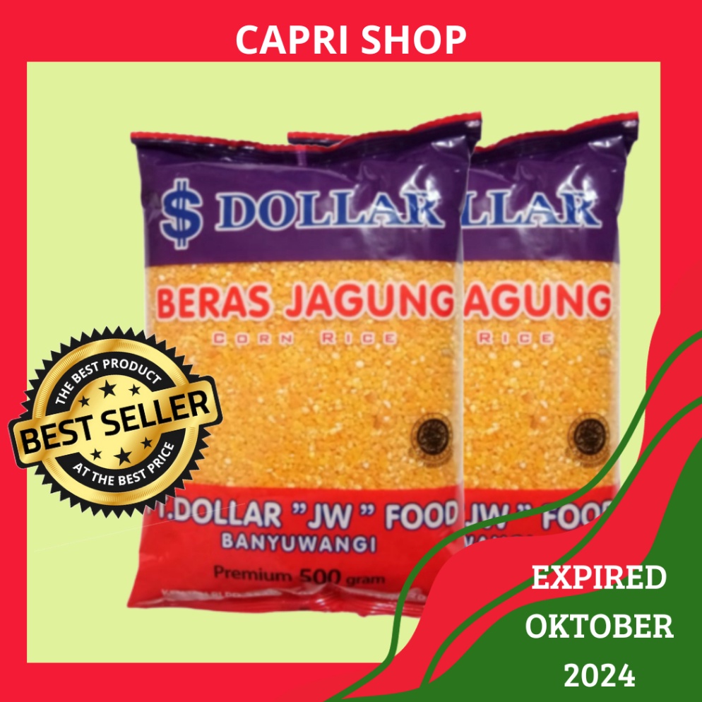 

BEST SELLER Beras Jagung DOLLAR 1 KILO isi 2 Bungkus