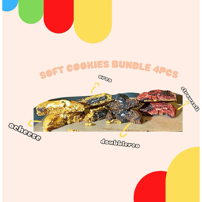 

paket 4 soft cookies get 1 free