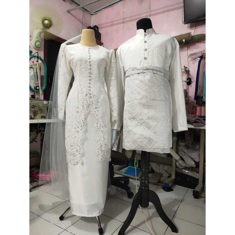 gaun pengantin muslimah malaysia melayu gaun akad gaun walimah kebaya pengantin kebaya akad wedding 