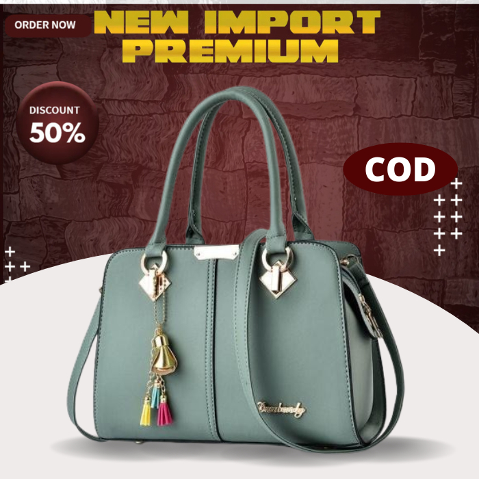 FL2301342 tas kerja wanita kantoran elegan import mewah kantor pesta kondangan pengajian ibu ibu ari