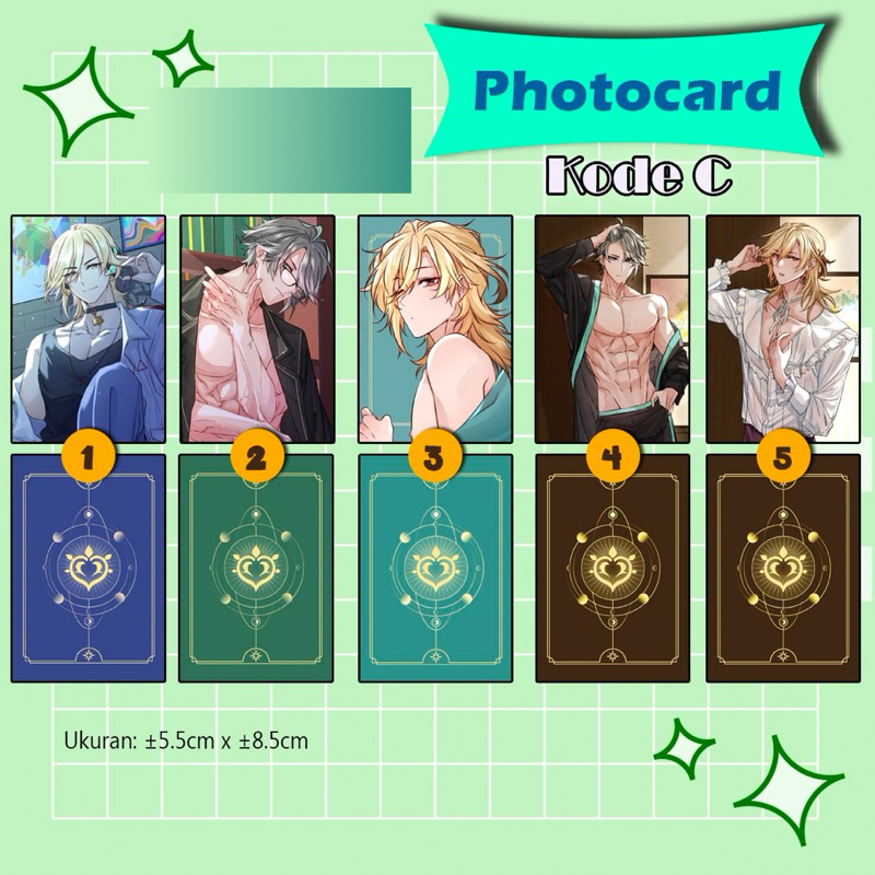 

InJO Glitter + Hologram Genshin Impact Photocard Poca Alhaitham Kaveh Zhongli Childe Itto