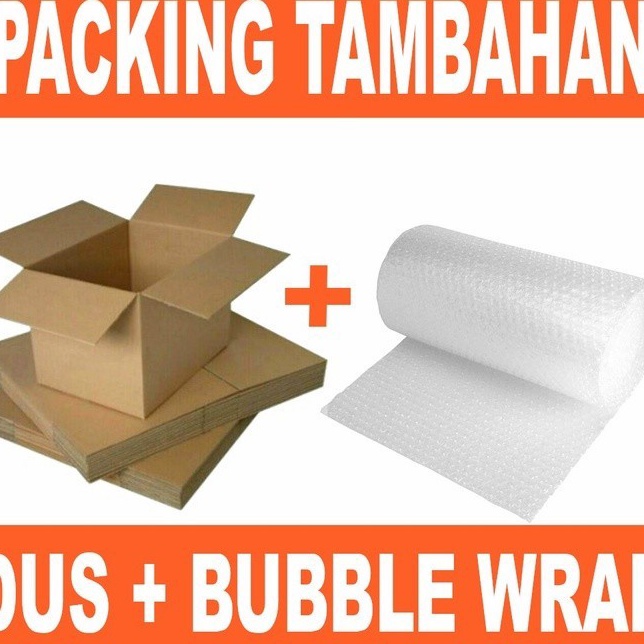 

Terbaru Tambah Packing BubbleWrap dan Dus