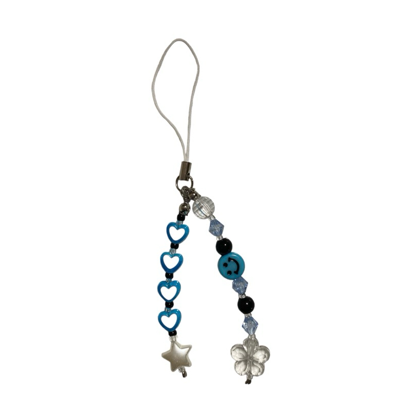 lucky beads phone strap gantungan hp gantungan kunci kpop korea lucu