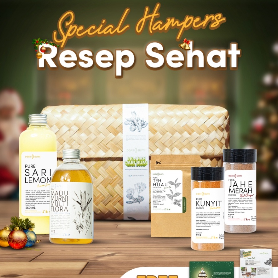 

SALE Dari Bumi Christmas Hampers Resep Sehat