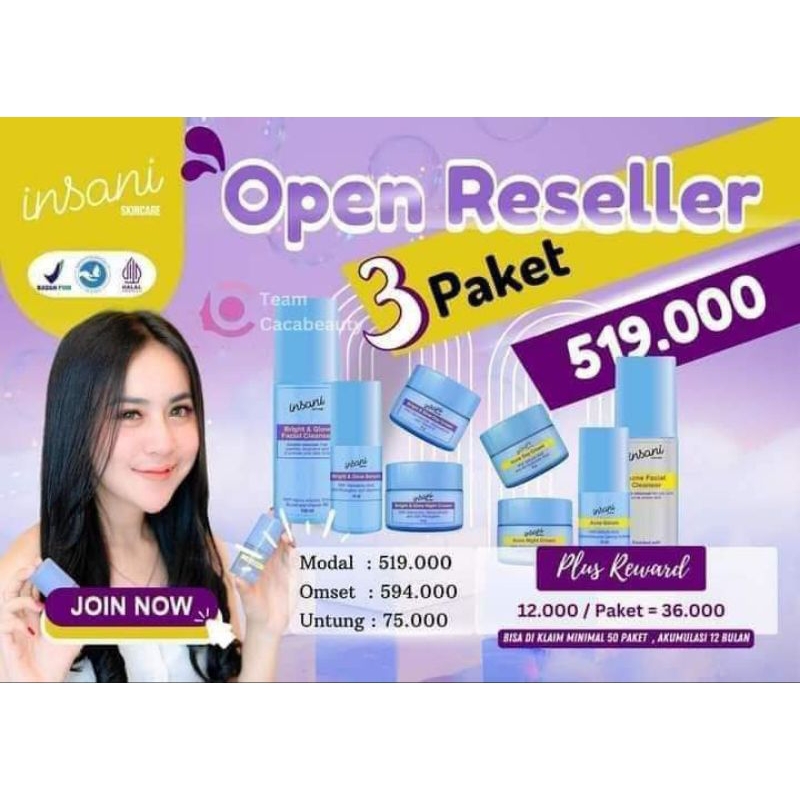 INSANI SKINCARE GLOW KLINIK & BPOM