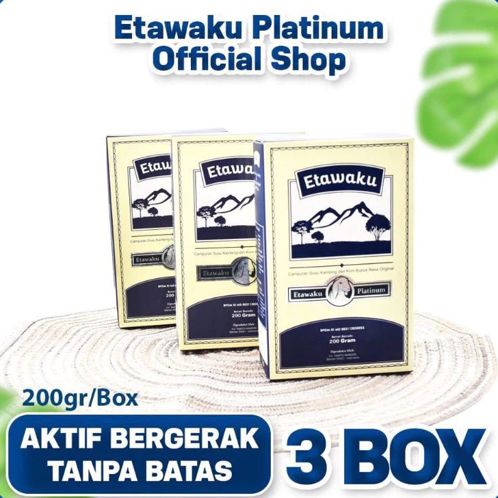 

V44859 ETAWAKU PLATINUM PROMO 3 BOX SUSU KESEHATAN HERBAL PERNAPASAN TULANG