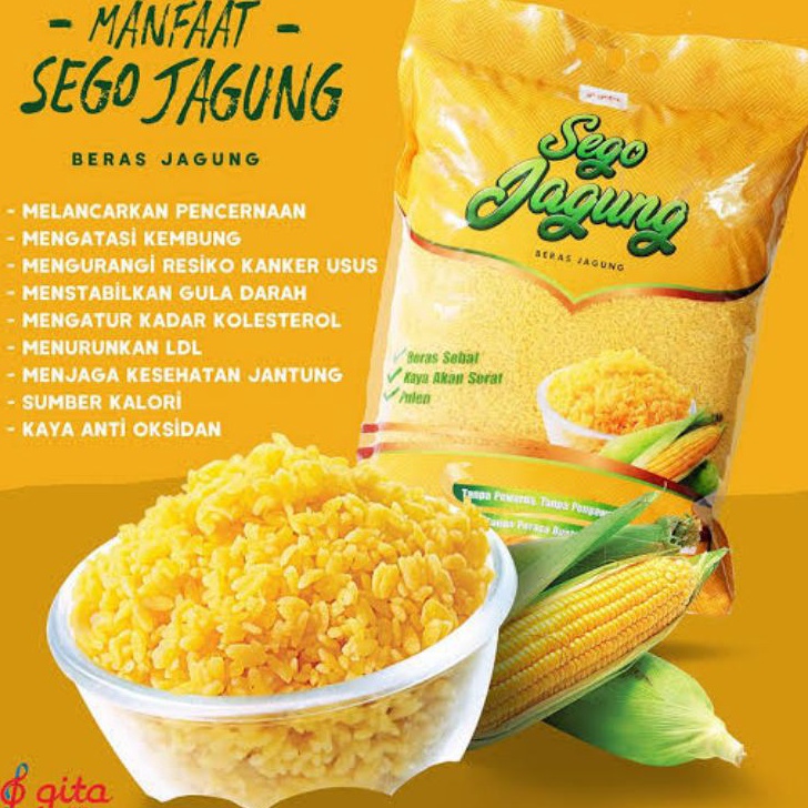 

GROSIR Beras Jagung Sego Jagung 7 Gram Diet Sehat Nasi Jagung