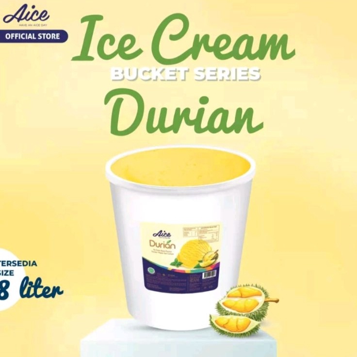 

ORIGINAL ICE CREAM AICE DURIAN 8 LITER