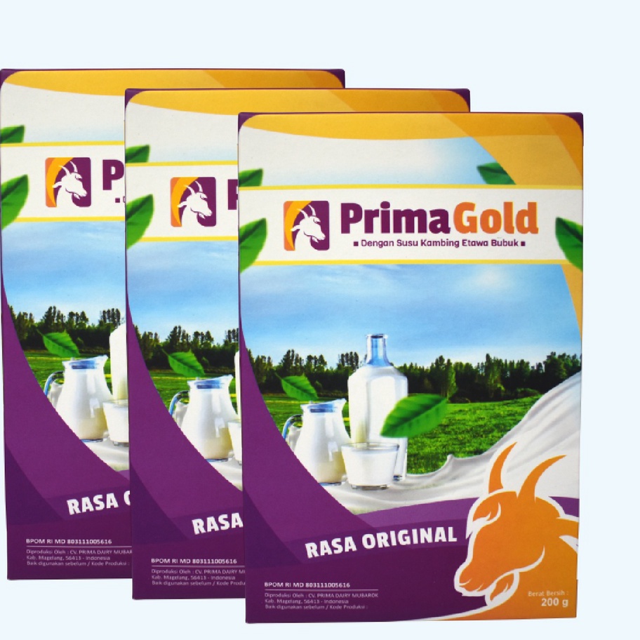 

HOT paket 4 box susu prima gold susu kambing etawa asli