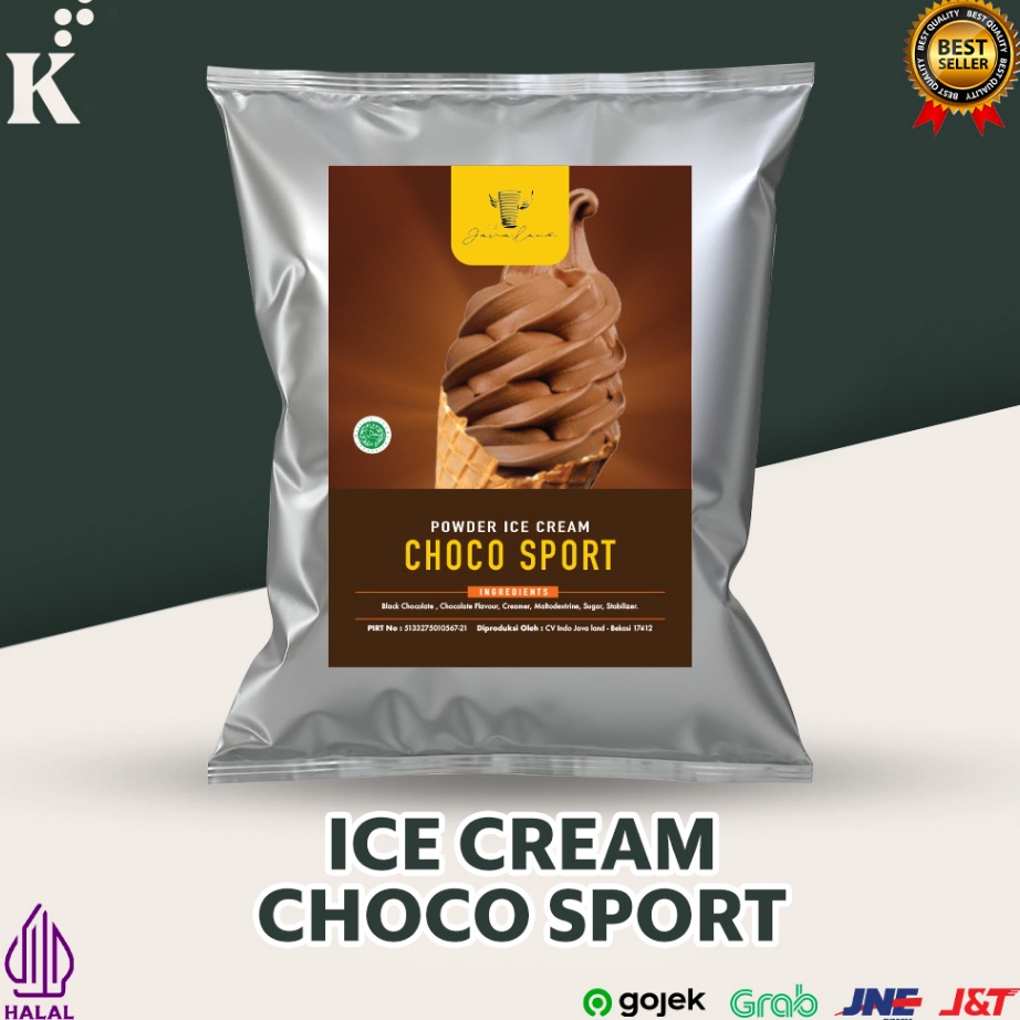 

TERMURAH Powder Es Krim Choco Sport 1 kg Javaland