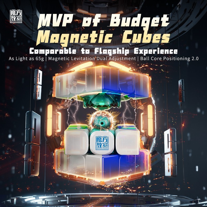 Rubik 3x3 MoYu RS3M V5 Magnetic / Dual Adjustment / Ball Core UV
