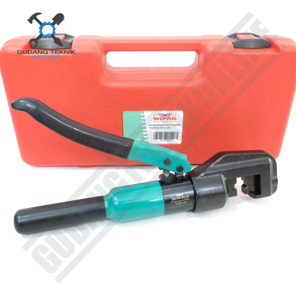(YQK-70 WIPRO) Tang Press Skun Hidrolik YQK70 WIPRO / Tang Crimping Hydraulic Tang Skun Kabel CRIMPI