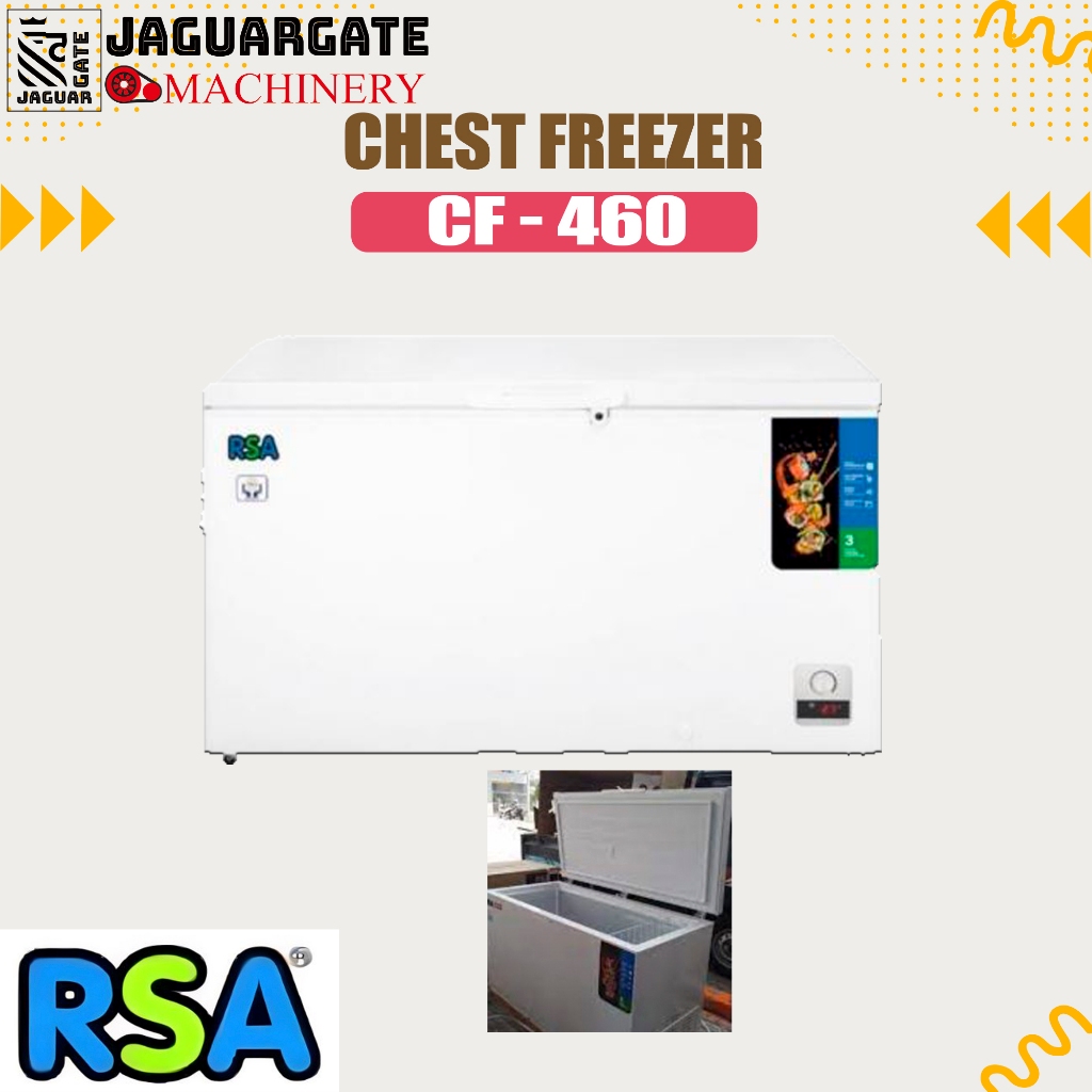 RSA CHEST FREEZER TYPE CF-460/Freezer Box 450 liter/Freezer Cf 460/Freezer Box CF460 RSA/
